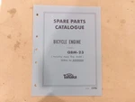 Tanaka Bicycle Engine Model QBM-23 Spare Parts Catalogue. Fixed Price $14.99.