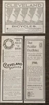 American Cleveland Bicycle Co. H.a. Lozier Ohio Vtg 1899-1900 Print Ad Lot. Fixed Price $19.95.