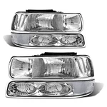 Headlight Assembly For 1999 2000 2001 Oe Type Chrome Housing Clear Reflector. Fixed Price $100.54.