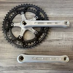 Zeus 2000 Road Double Crankset 170 52 42 British 9/16 Drillium Ultra Rare 1980S. Fixed Price $374.99.