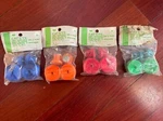 Vtg. Cateye Handlebar Tape End-plugs #2600 Blue, Red, Green Orange (nj). Fixed Price $15.00.