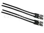 Wellgo Mtb Road Touring Bike Double Leather Pedal Toe Straps Black 1 Pair. Fixed Price $15.99.
