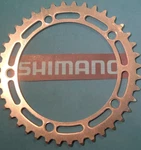 Shimano Bmx Ss 40T X130BCD Silver Chainring-new /nos 1/2X1/8 '83- W-cut Teeth. Fixed Price $79.99.