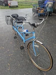 Vintage Schwinn Deluxe Twinn Two-seater Tandem Bike 26" Wheels 5 Speed. Fixed Price $150.00.