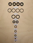 Gasket Set For Cannondale Headshok, Fatty, Lefty Compatible With Seal Kit HD-166. Fixed Price $45.41.