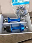 Nos - Shimano Dx Hub Set Blue 36H. Fixed Price $112.54.
