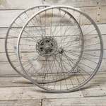 1980S Ukai 27X1 1/4 Allow Set Sunshine Hubs 128X98 6SP Freewheel. Fixed Price $99.97.