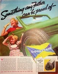 Original 1936 Vintage Print Ad: Daughter & Mom-double Eagle Air-wheel Good Year. Fixed Price $14.95.