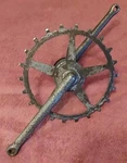 Vintage 40S 50S Rollfast Skip Tooth Crankset 22T Chainring Sprocket 6 ". Fixed Price $59.95.