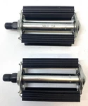 Nos Vintage Wald #754 Rubber Block Bicycle Pedals 1/2". Fixed Price $34.99.