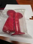 Vintage Old School Nos Fuan 8 Oakley 3 Shape Red Bmx Grips. Fixed Price $139.00.