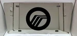 Mercury Emblem Tag Stainless Steel Vanity License Plate Black Logo. Fixed Price $42.95.