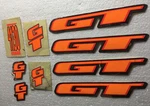 Nos Mid School Vintage Gt Performer 4130 Chromoly Frame 9 Decals Orange Patina. Fixed Price $89.99.