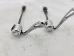 Campagnolo QF/QR-RE121 Record Quick Release Skewers 105/135MM Wide Hub Set-used. Fixed Price $130.00.