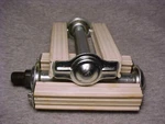 Vintage White Excel 1/2" Bicycle Pedals Nos. Fixed Price $70.00.