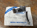 Nos Suntour Downtube Cable Guide Single Rear Mech. 28.6 Clamp Part #1134 Eroica. Fixed Price $17.95.