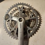 Shimano Fcm 730 Crank Set Plus Pedals. Fixed Price $80.00.