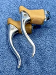 Campagnolo Nuovo Record Brake Levers Early Type Polished With Nice Remade Hoods. Fixed Price $175.00.