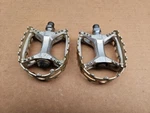 Vintage Old School Hsing HTI-A10 Mountain Bmx Bike Bear Trap Pedals 9/16". Fixed Price $40.00.
