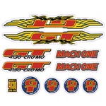 1996 Gt Bmx - Mach One For Colored Frames Decal Set. Fixed Price $62.95.