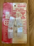 Schwinn Bicycle Wide Angle Wheel Reflector Set 07 730 Nos Stingray Scrambler. Fixed Price $52.00.