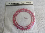 Takagi 40 Nos Sprocket Red 130 Bcd Bmx Freestyle Cruiser Chainwheel Shimano. Fixed Price $125.00.