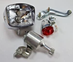Unused Nos Vintage National Sanyo Electric Bicycle Light Dynamo Japan Incomplete. Fixed Price $239.99.