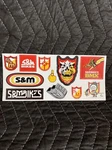 S&m Bikes Sheet 4" 9" Bmx Stickers Sunday Fit Cult Primo. Fixed Price $9.00.