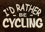 I'll Rather Be Cycling Mesh Trucker Cap Snap Back (pick Color) Saying. Fixed Price $13.19.