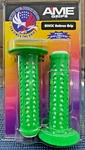 Ame Old School Style Bmx Unitron Grips Color Green Over White W/ Triangle Design. Fixed Price $34.99.