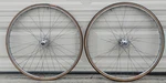 Campagnolo Nuovo Super Record Track Velodrome Pista Bike Wheels Set Mavic Rims. Fixed Price $375.00.