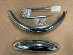 Mccauley 16" Bicycle Chromed Polo Fender Set Nos Mint Schwinn Monark Higgins &. Fixed Price $65.00.