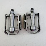 Vintage Sakae RR-4002 Platform Bike Pedals Pair 9/16 Silver Mtb Japan A27. Fixed Price $23.99.