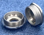 Campagnolo Nuovo Record 35X1" French Bottom Bracket Cups With Lock Ring Nos Nice. Fixed Price $65.00.