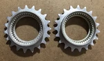 Vtg Nos Lot Of 2 Bendix MS-18 Sprockets Tooth Splined Aviation Rear Hub Cogs. Fixed Price $15.00.