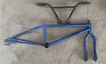 Old School Bmx Block Alternatives Frame & Fork Htf Rare Zeronine Vdc Cycle Craft. Fixed Price $6000.00.