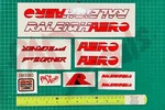 Raleigh Aero Pro Burner Bmx Decals Sticker On Clear. Fixed Price $35.00.
