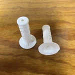 White Tricycle Grips 3/4" Id 3-3/8" Long Fit Colson Amf Elgin Huffy Vintage Nos. Fixed Price $9.99.