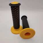 F1 Style Dot Grips Yellow Black Old School Bmx Bike Fuan Se Gt Redline Haro Dhl. Fixed Price $15.99.
