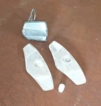 3 Vtg Clear RR-510 Wheel Spoke 290-BZ Reflectors Japan. Fixed Price $24.99.