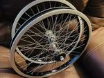 Araya Pair 7X Bmx Wheels 20 1.75 36 Spoke Black Sr 84 Old School Vintage Hubs. Fixed Price $399.99.