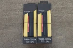 (2) New 700X24C 24MM Specialized Turbo Cotton Clincher Road Tires. Fixed Price $58.52.
