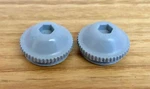 Sr - Dome Allen Key Fit Pedal Caps Grey Old School Bmx. Fixed Price $27.18.