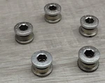 Vintage Sugino Chainwheels Bmx Chainring Bolts Nuts Set Of 5 Track Bike Crank. Fixed Price $39.95.