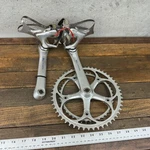 Vintage Shimano Dura Ace Ax Crank Set Pedals Clips One Key 172.5 Mm 130 Bcd. Fixed Price $116.99.