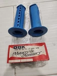 Old School Bmx Grips Ogk 77-17A Blue Japan Nos 25MM Both. Fixed Price $29.90.