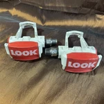 Vintage Look PP66 Red/white Clipless Cycling Pedals France Delta Arc PP76. Fixed Price $29.95.
