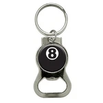 Graphics & More Eight Ball - Pool Billiards Bottle Cap Opener Keychain Ring. Fixed Price $9.99.
