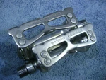 Used Pair, Kyokuto Pro Ace Track Pista Fixie Pedals, Kkt, Stainless Steel Cages. Fixed Price $69.50.