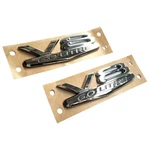 Holden Badge V8 6.0 Litre For Vf Ssv Redline Thunder Fender Pair Chrome. Fixed Price $75.20.